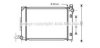 AVA QUALITY COOLING AU2164 Radiator, engine cooling